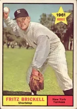 1961 Topps #333 Fritz Brickell