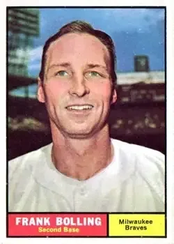 1961 Topps #335 Frank Bolling