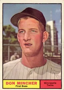 1961 Topps #336 Don Mincher