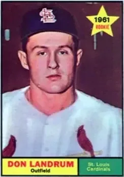 1961 Topps #338 Don Landrum