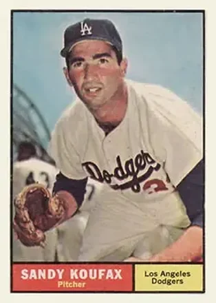 1961 Topps #344 Sandy" Koufax