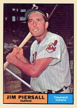 1961 Topps #345 Jim Piersall