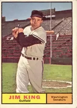 1961 Topps #351 Jim King