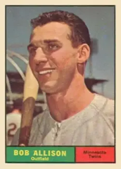 1961 Topps #355 Bob Allison