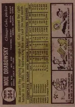 Back of Moe Drabowsky