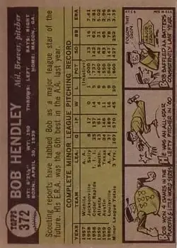 Back of Bob Hendley