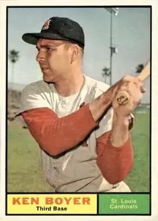 1961 Topps #375 Ken Boyer
