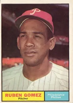 1961 Topps #377 Ruben Gomez