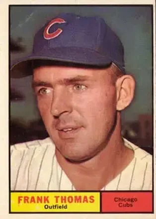 1961 Topps #382 Frank Thomas