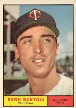 1961 Topps #392 Reno Bertoia