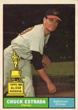 1961 Topps #395 Chuck Estrada