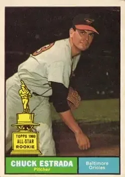 1961 Topps #395 Chuck Estrada