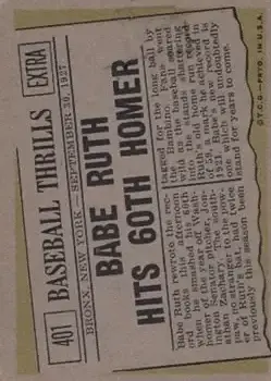 Back of Babe Ruth
