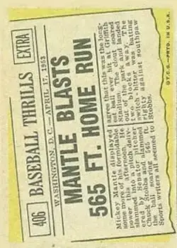Back of Card #406