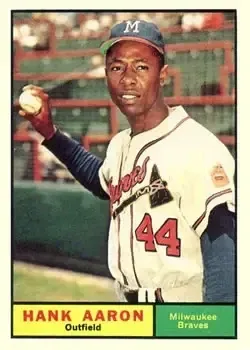1961 Topps #415 Hank Aaron