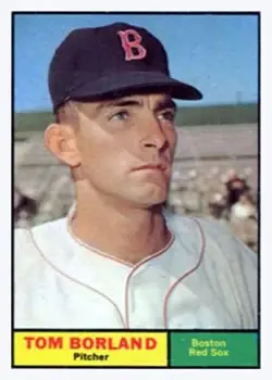 1961 Topps #419 Tom Borland