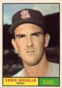 1961 Topps #420 Ernie Broglio