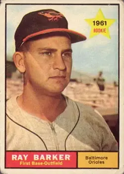 1961 Topps #428 Ray Barker
