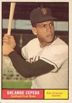 1961 Topps #435 Orlando Cepeda