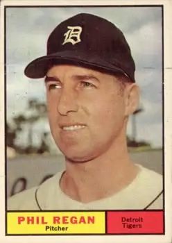 1961 Topps #439 Phil Regan