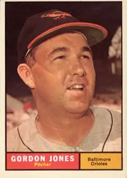 1961 Topps #442 Gordon Jones