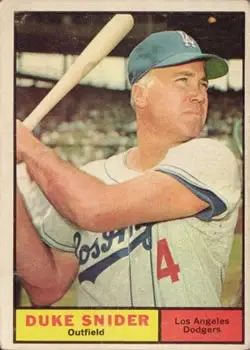 1961 Topps #443 Edwin "Duke" Snider