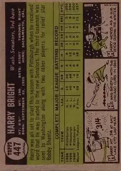 Back of Harry Bright