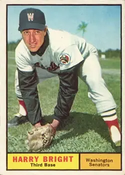 1961 Topps #447 Harry Bright