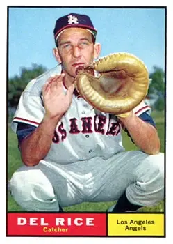 1961 Topps #448 Del Rice