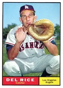 1961 Topps #448 Del Rice