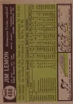Back of Jim Lemon