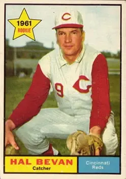 1961 Topps #456 Hal Bevan