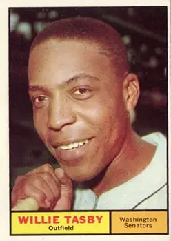 1961 Topps #458 Willie Tasby