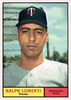 1961 Topps #469 Ralph Lumenti
