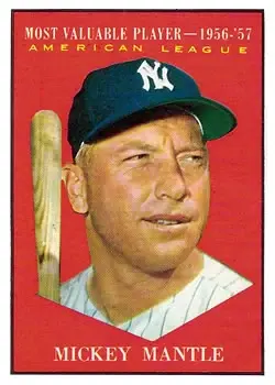 1961 Topps #475 Mickey Mantle