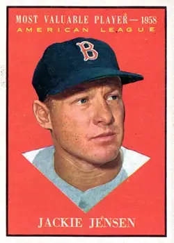 1961 Topps #476 Jackie Jensen