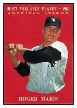 1961 Topps #478 Roger Maris