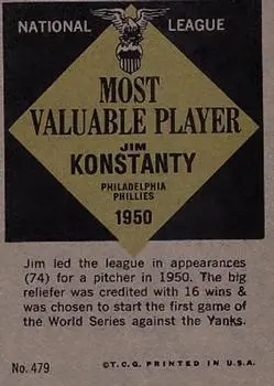 Back of Jim Konstanty