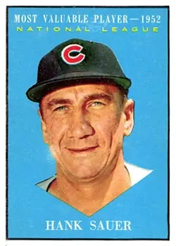 1961 Topps #481 Hank Sauer