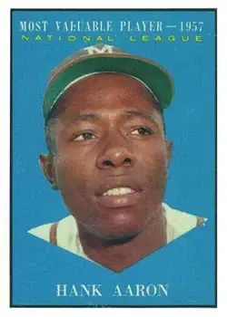1961 Topps #484 Hank Aaron