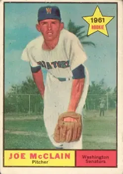 1961 Topps #488 Joe McClain