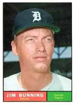 1961 Topps #490 Jim Bunning