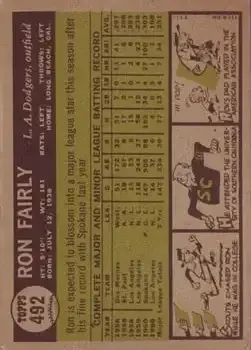 Back of Ron Fairly