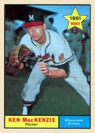 1961 Topps #496 Ken MacKenzie
