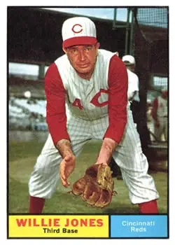 1961 Topps #497 Willie Jones