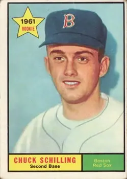 1961 Topps #499 Chuck Schilling