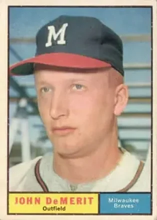 1961 Topps #501 John DeMerit