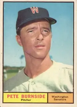 1961 Topps #507 Pete Burnside