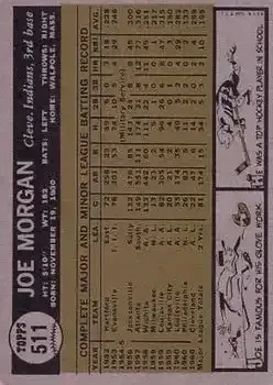Back of Joe Morgan