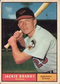 1961 Topps #515 Jackie Brandt